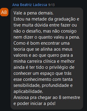 Depoimento de aluno 7